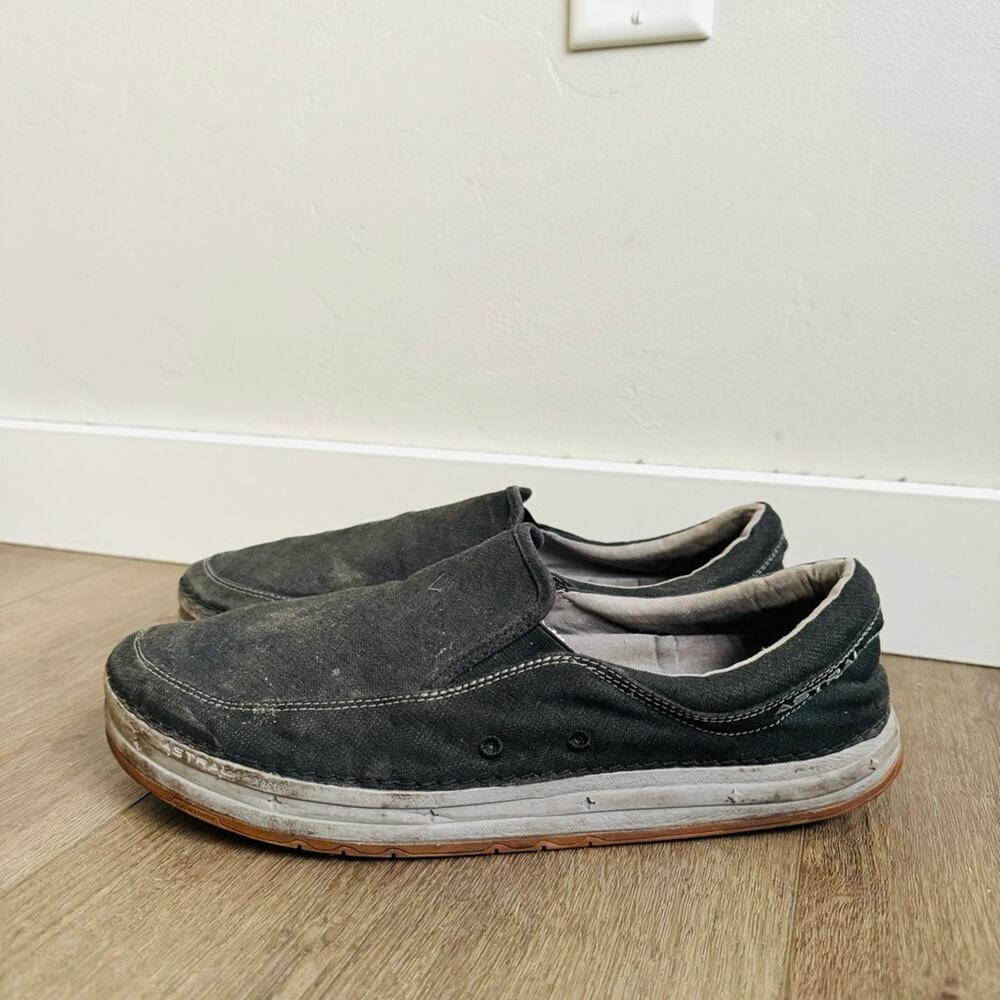 Astral Hemp Bakers Onyx Black slip on shoe loafers men’s 10.5